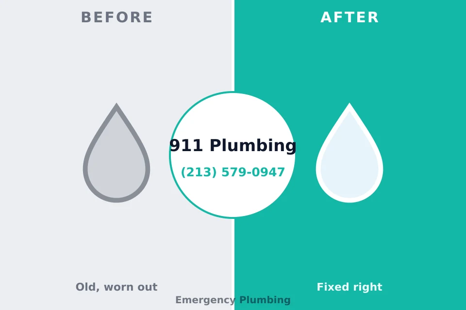 Before and after: plumbing company Garnett, KS